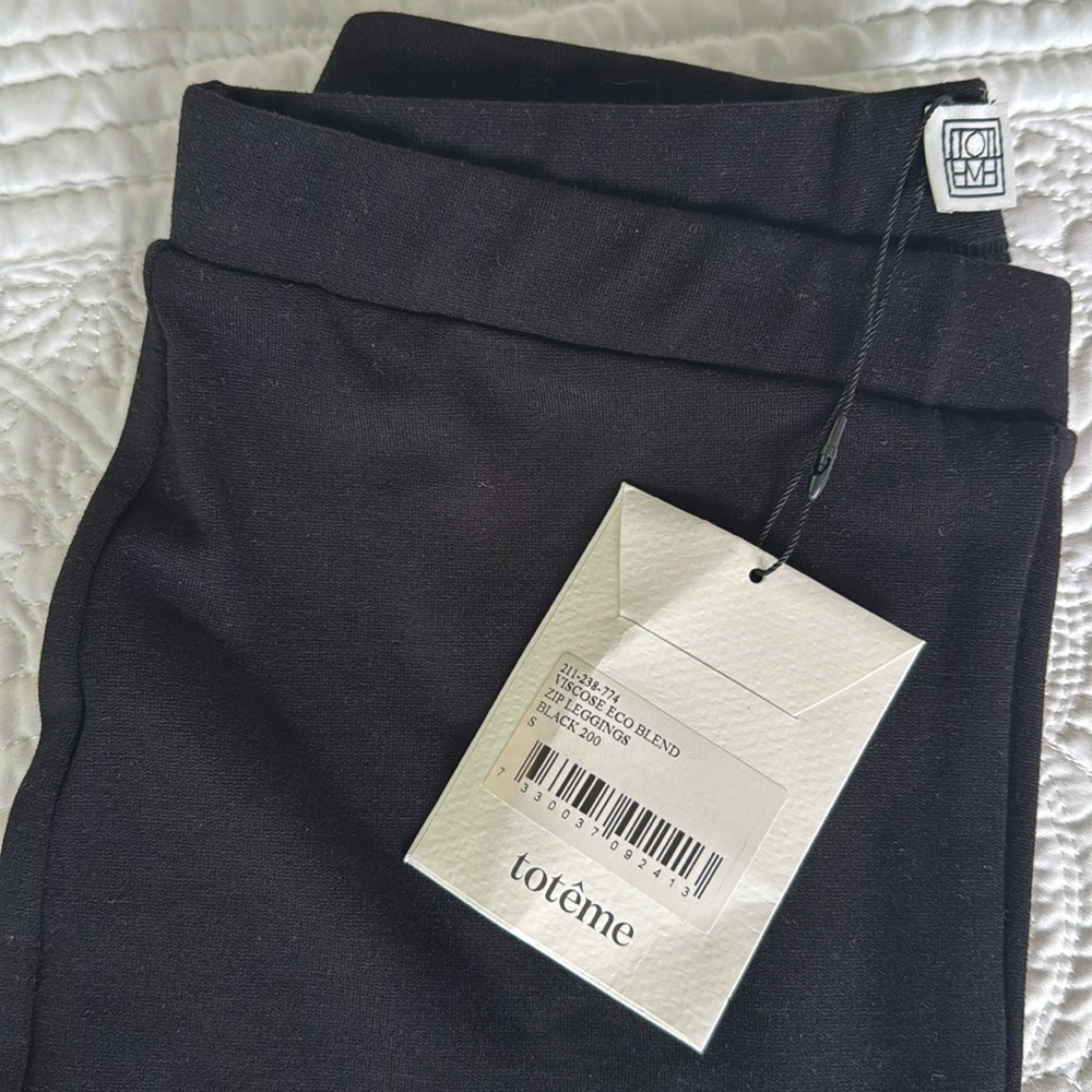 Toteme Black Leggings - Picture 4 of 7
